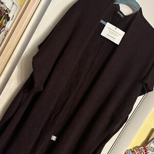 Eskandar Rich Brown Knit Cardigan